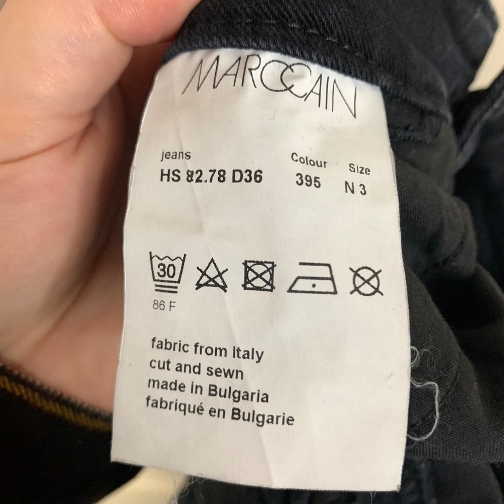 Marc Cain Grey Plaid Skinny Jeans Size N3 - Picture 8 of 10
